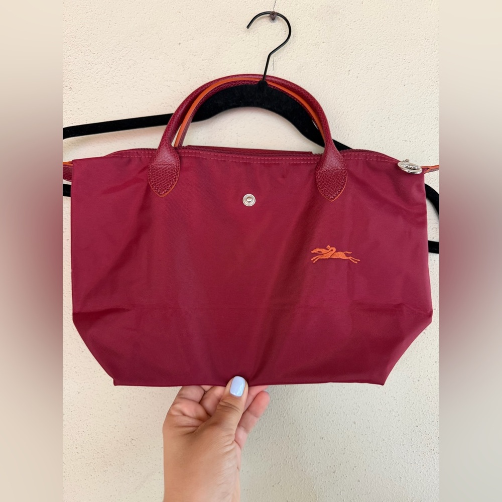 Longchamp Burgundy Tote Bag